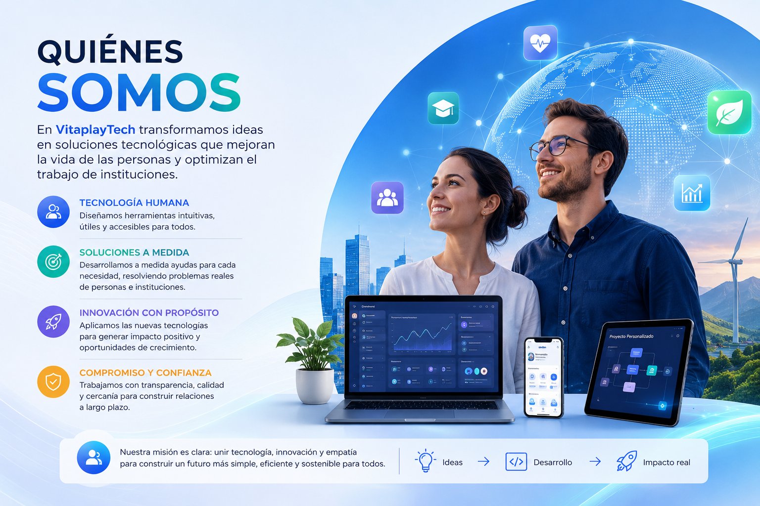 Equipo fundador de Sociedad Tecnológica Vitaplay